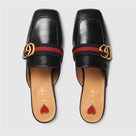 gucci instappers dames zwart|gucci designer slippers 2015.